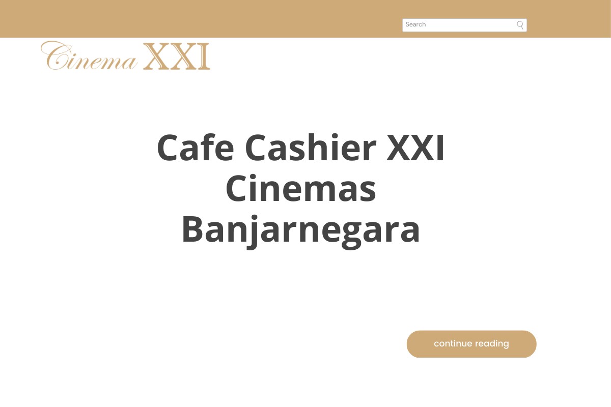 Cafe Cashier XXI Cinemas Banjarnegara