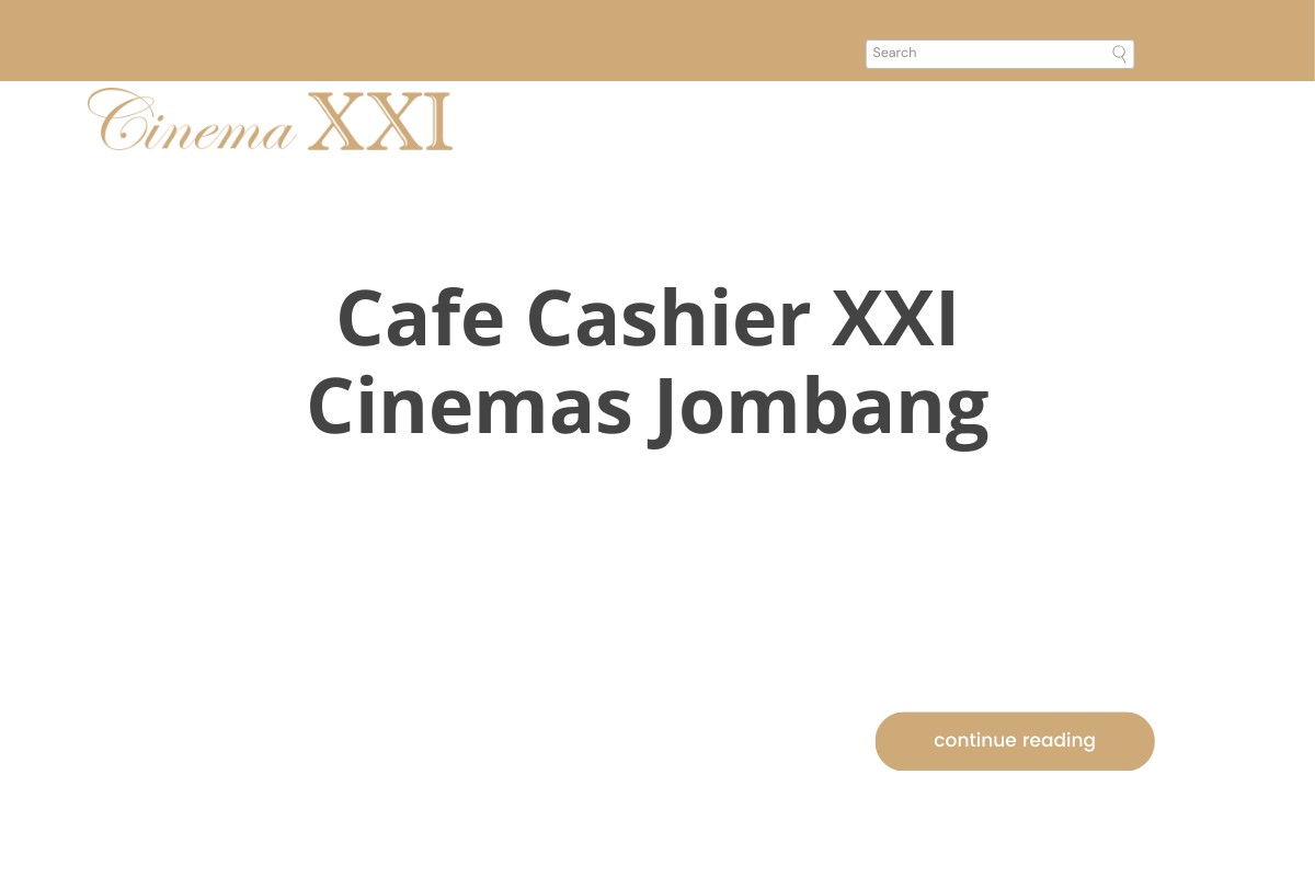 Cafe Cashier XXI Cinemas Jombang