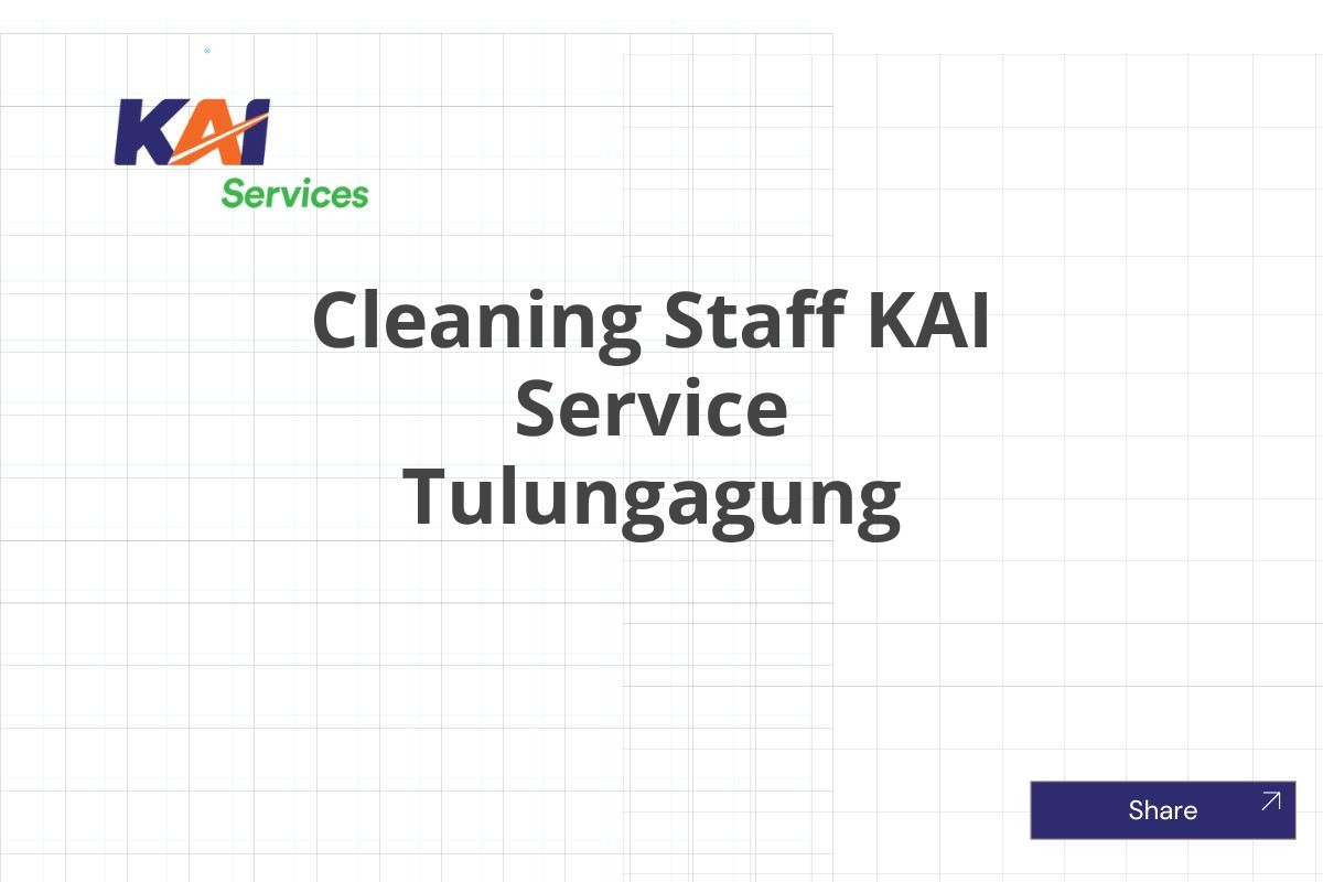 Cleaning Staff KAI Service Tulungagung
