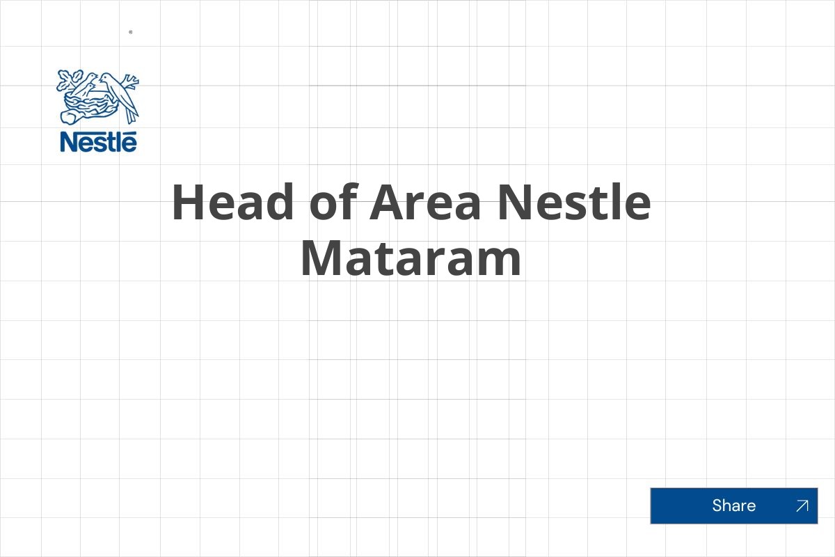 Head of Area Nestle Mataram