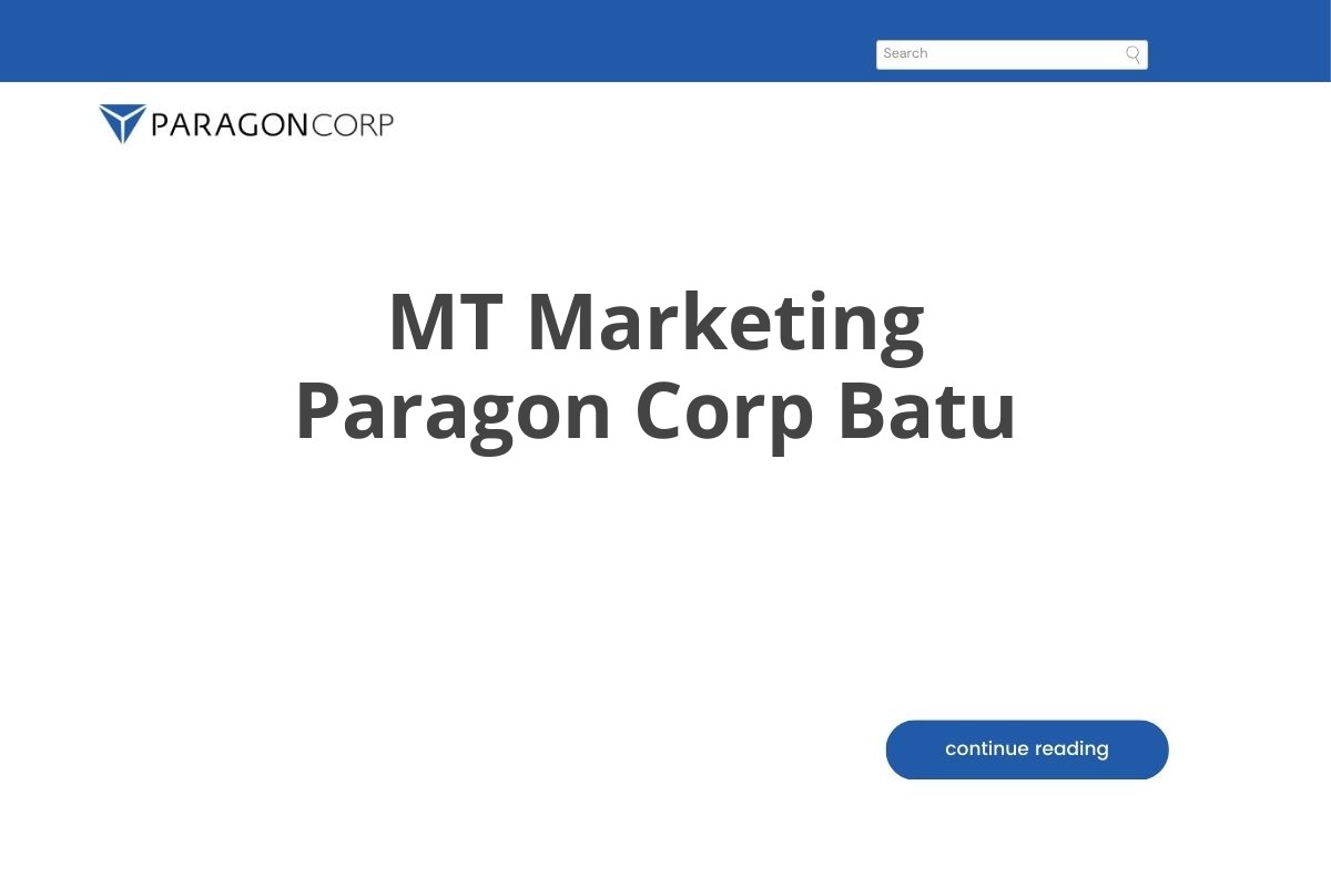 MT Marketing Paragon Corp Batu