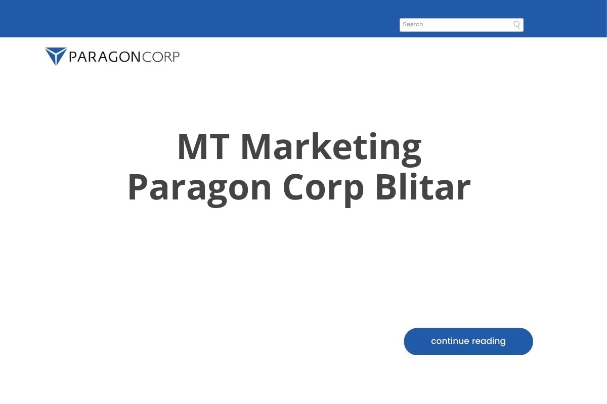 MT Marketing Paragon Corp Blitar