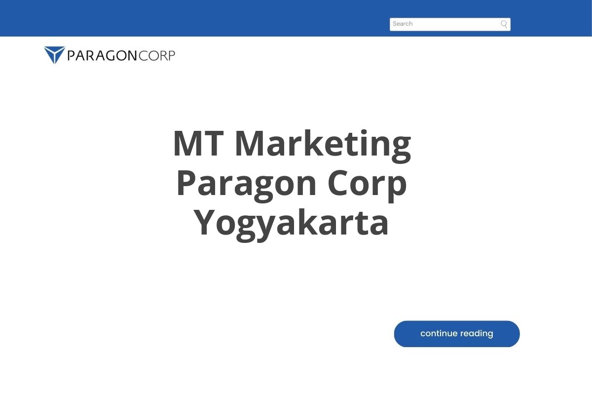 MT Marketing Paragon Corp Yogyakarta